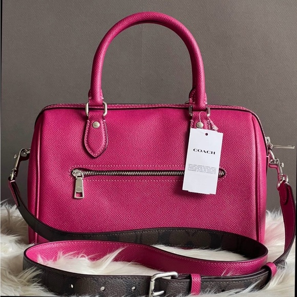 CH322 - Coach Rowan Satchel with Signature Canvas Detail - Picture 7 of 14